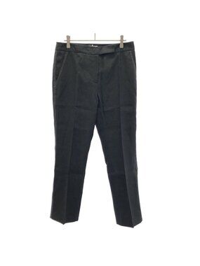 Max Mara Linen Trousers Pants Black 42